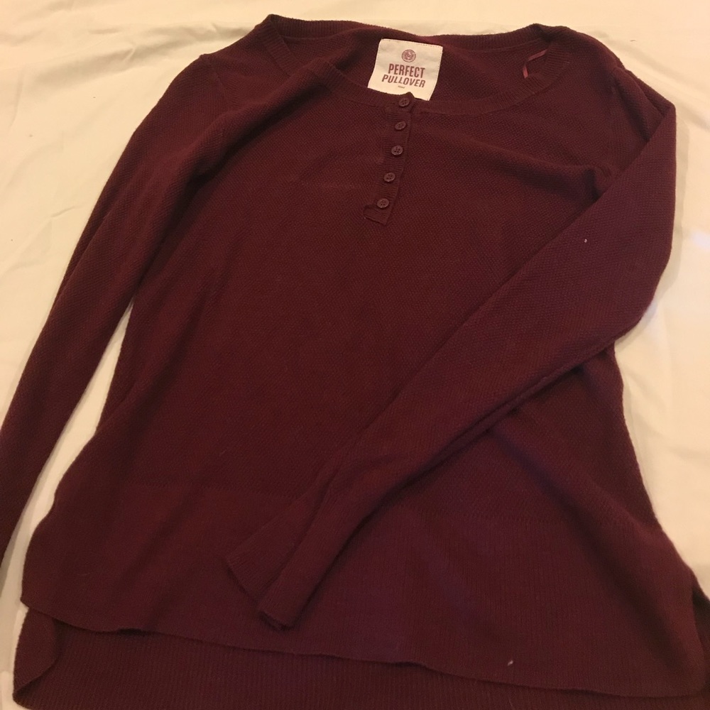 A pullover sweater
